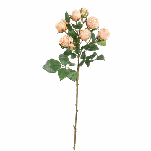 [547307] Jasaco | Sierbloem Rose Spray Salmon 78cm