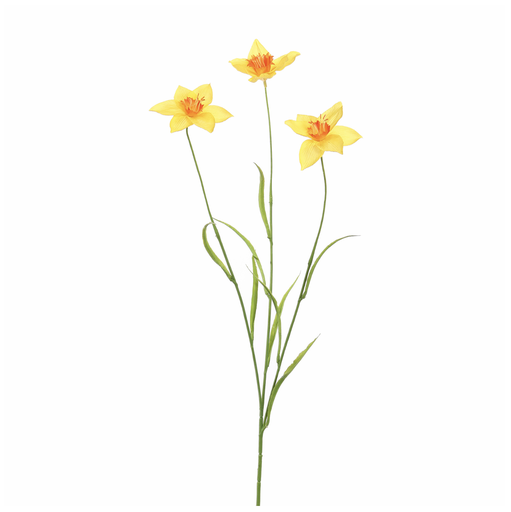[547339] Jasaco | Sierbloem Daffodil Spray Yellow 70cm