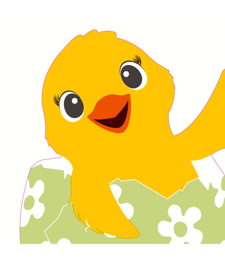 [547656] Duni | Servetten Happy Chicken Airlaid 33cm