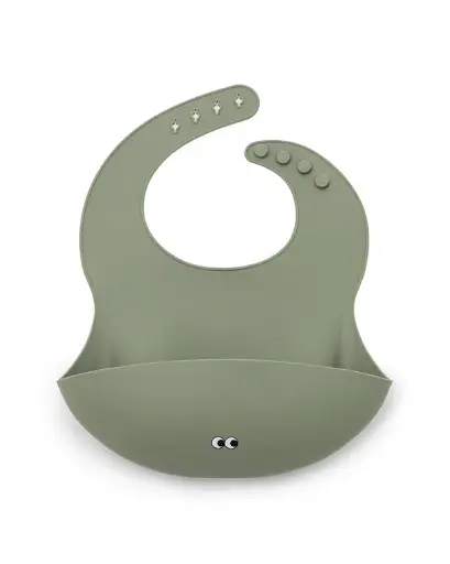 [547681] Noui Noui | Slabbetje Dusty Olive Siliconen Groen 
