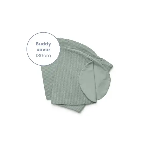 [547714] Doomoo | Positioneringskussenhoes Buddy Cover Corduroy Green