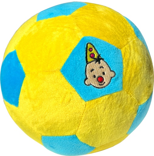 [547949] Bumba | Bal Voetbal Pluche Geel/Blauw Ø17cm