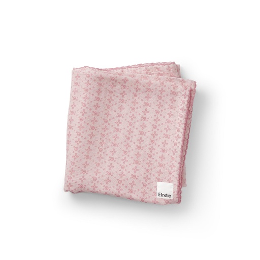 [548264] Elodie | Tetra Doek Embroidery Anglaise Pink Bamboe