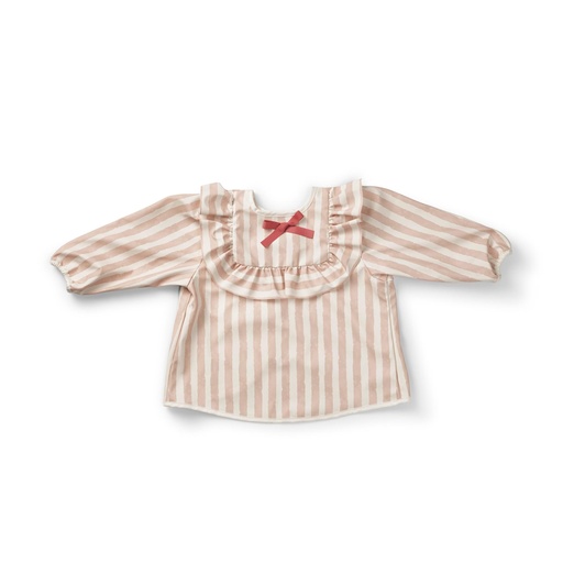 [548275] Elodie | Slabbetje Candy Stripes met Lange Mouwen Roze 