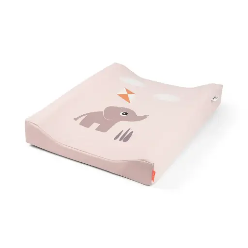 [548998] Done by Deer | Waskussen Playground Powder Changing Pad Roze Olifant 50x65