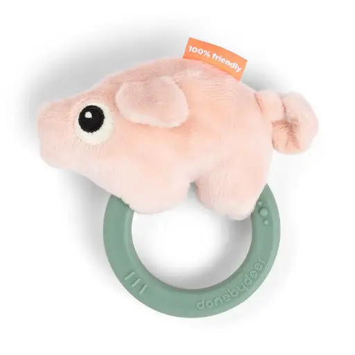 [549007] Done by Deer | Rammelaar/Bijtring Pigee Varken Sensory Rattle