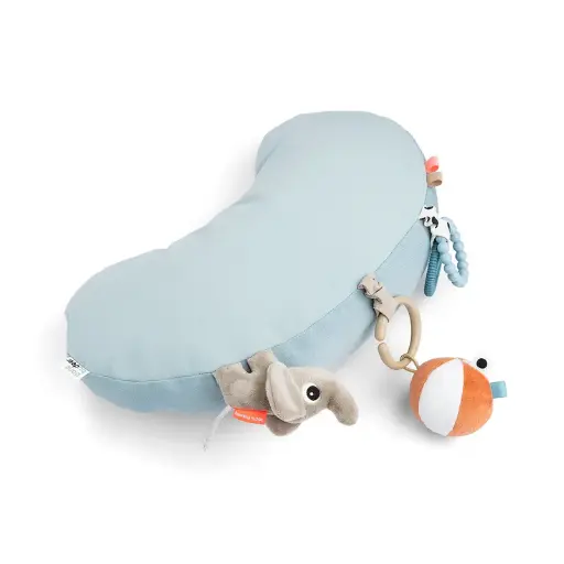 [549015] Done by Deer | Speelgoed Park Playground Tummy Time Activity Pillow Blauw