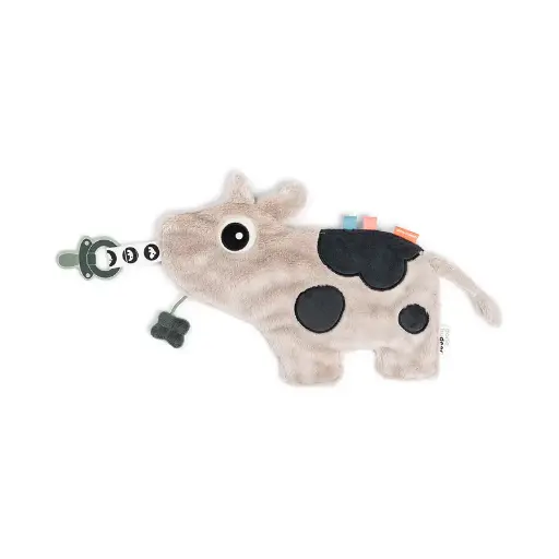 [549035] Done by Deer | Fopspeendoekje Dotti Sand Koe Cozy Friend