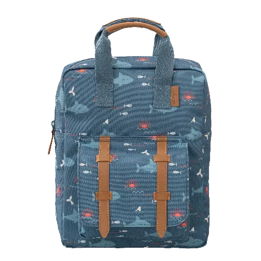 [549085] Fresk | Rugzak Shark Blauw 28x21cm