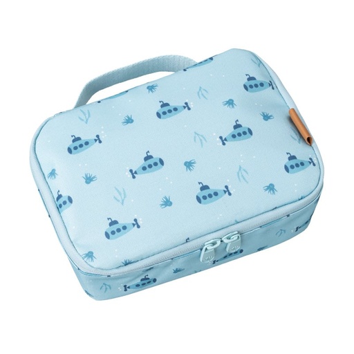 [549087] Fresk | Koeltas Submarine Nordic Lunchtas Blauw 24x15x7cm