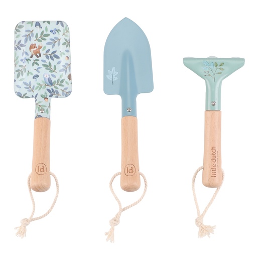 [549148] Little Dutch | Tuingerief Forest Friends Blauw 3-pack 