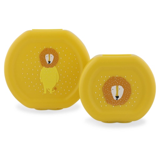 [549204] Trixie | Bewaarpotje Snack Box Mr. Lion Geel 2-pack