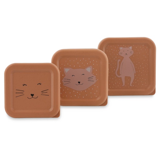 [549240] Trixie | Bewaarpotje Snack Box Mrs. Cat Roze 3-pack