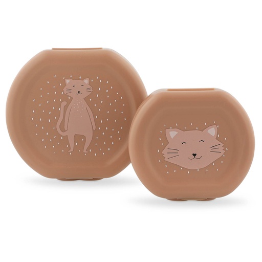 [549241] Trixie | Bewaarpotje Snack Box Mrs. Cat Roze 2-pack