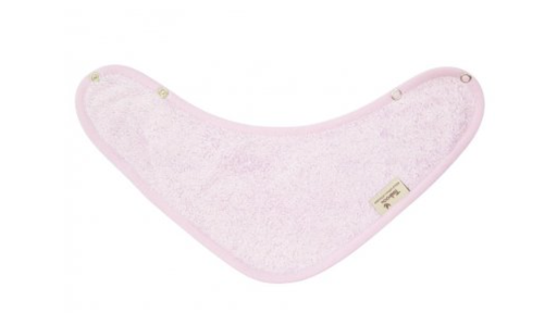 [549526] Timboo | Spuugdoekje/Bandana Drukknopensluiting Bamboe Silky Lilac Paars 36x22cm