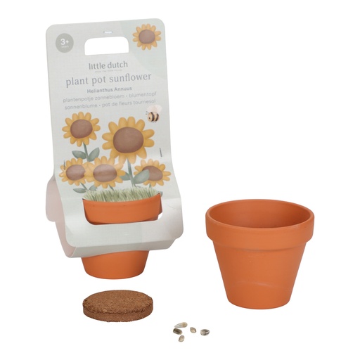 [549581] Little Dutch | Educatief Speelgoed Plantenpotje Zonnebloem