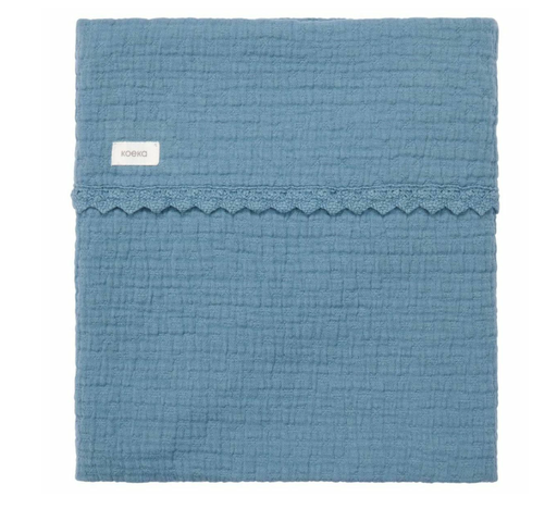 [549620] Koeka | Deken Lace Elba Bluestone 75x100cm