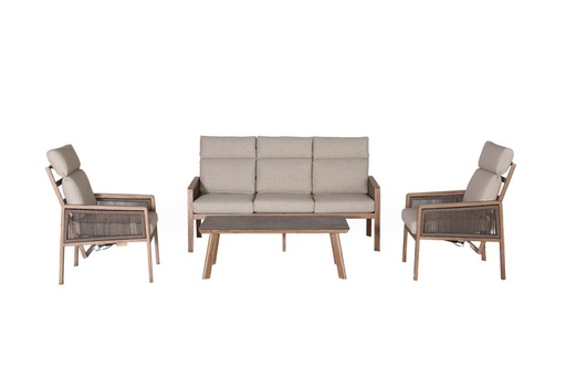 [549658] Tierra | Lounge Antonio Lounge Sofa Set Woodlook