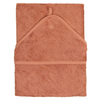 [549678] Timboo | Badcape XXL Bamboe Sunrise Orange Oranje 95x95cm