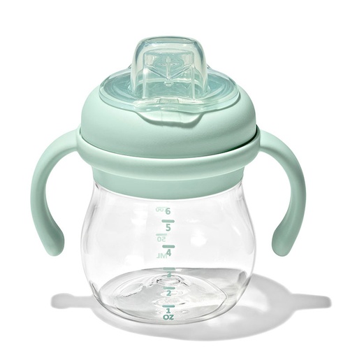 [549698] Oxo | Drinkbeker Transitions Antilekbeker met Zachte Tuit Afneembare Handvaten Opal Groen 150ml