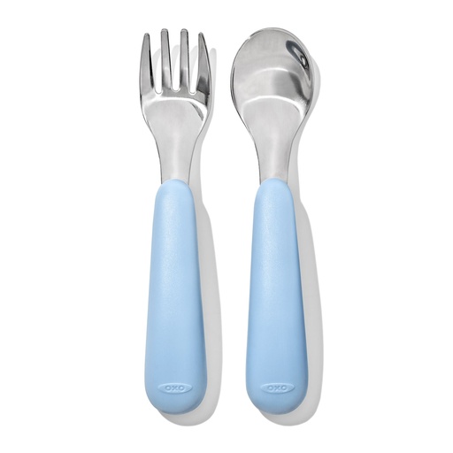 [549714] Oxo | Bestek Lepel/Vork Dusk Blauw 2-delig