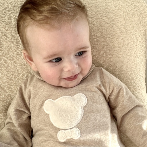 Living Nature | Pyjama Babypakje William Teddy Beer Camel
