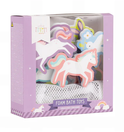 [550705] A Little Lovely Company | Badspeelgoed Foam Unicorn Dreams
