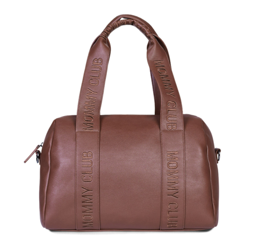 [550790] Childhome | Verzorgingstas Mommy Club Dark Brown Vegan Leder