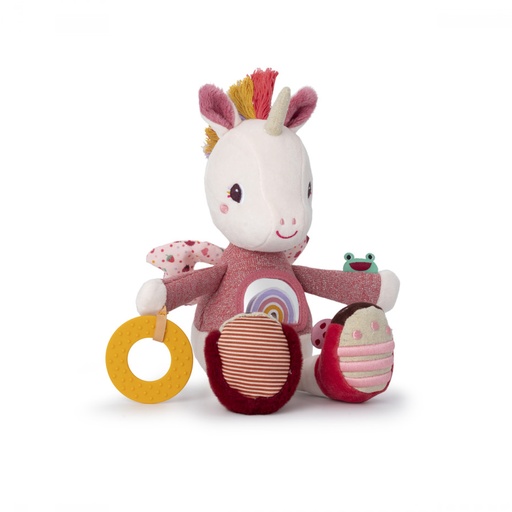 [550826] Lilliputiens | Activiteitenknuffel Lena Multi-Activiteiteneenhoorn Textiel