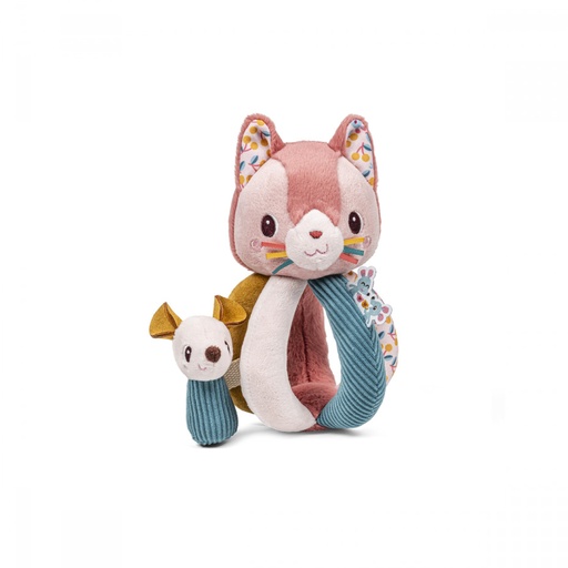 [550852] Lilliputiens | Rammelaar Jeanne Grijprammelaar Textiel Blauw +6M