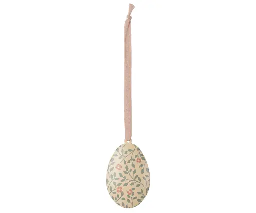 [551347] Maileg | Hangfiguur Ei Easter Egg Ornament Branches Olive Groen