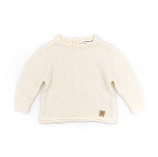 Bamboom | Pull PomPon Gebreid Wit