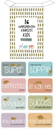 [551374] Mail-Box | Wenskaart Minibox Complimenten Kaartjes Kids