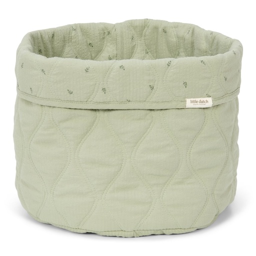 [551424] Little Dutch | Opbergmand Pure Sage Groot Groen