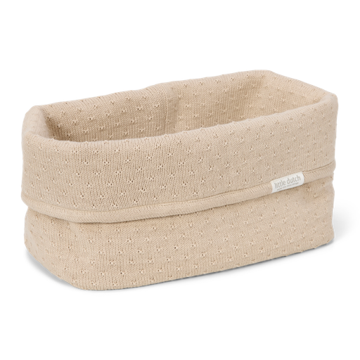 [551523] Little Dutch | Verzorgingsmandje Pure Soft Beige Groot