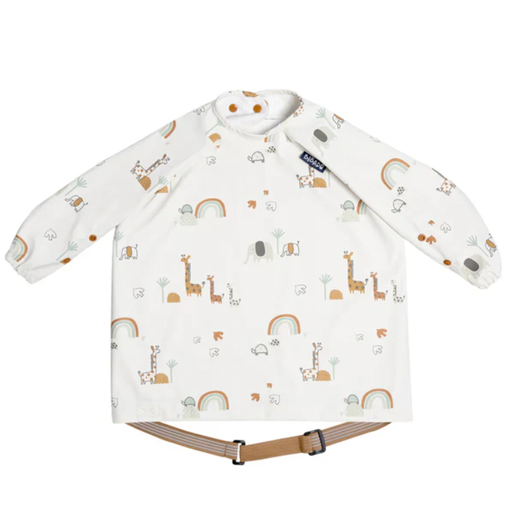 [551559] Bibado | Slabbetje Coverall Capes Serengeti Spaghetti 6-36M