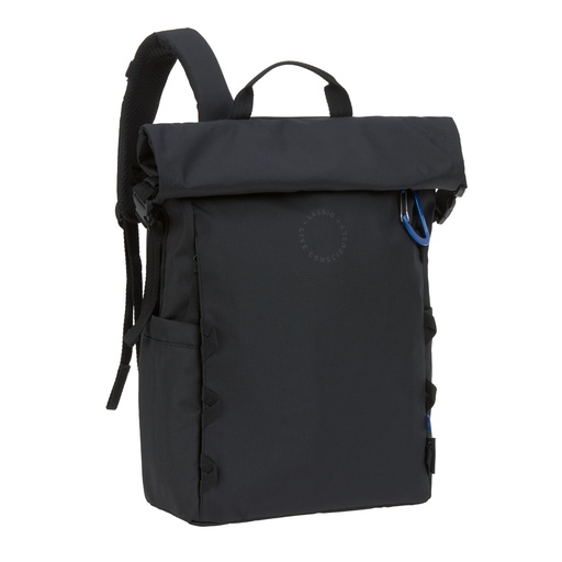 [551940] Laessig | Verzorgingstas Outdoor Rolltop Backpack Zwart 30x14x43cm