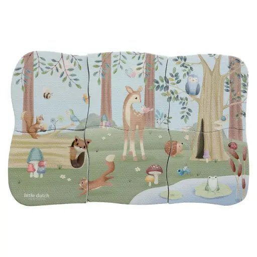 [551949] Little Dutch | Badspeelgoed Forest Friends Badpuzzel