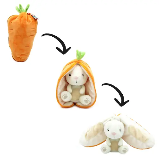[552030] Flipetz | Knuffel Pluche The Rabbit/Carrot 