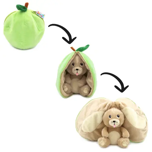 [552031] Flipetz | Knuffel Pluche Crocket the Dog/Apple 