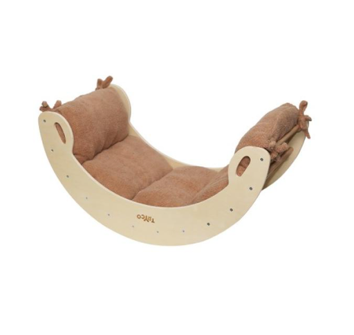 [552044] Tryco | Inlegkussen vr Klim/Schommelboog in Hout Boucle Nougat