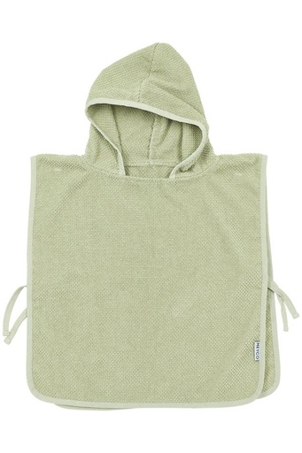 [552108] Meyco | Poncho Popcorn Soft Olive Badstof 1-3Y
