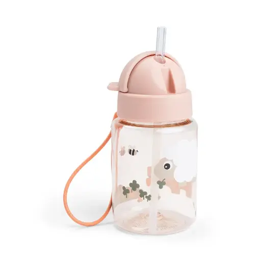 [552318] Done By Deer | Drinkbeker Tiny Farm Powder Straw Bottle 280ml