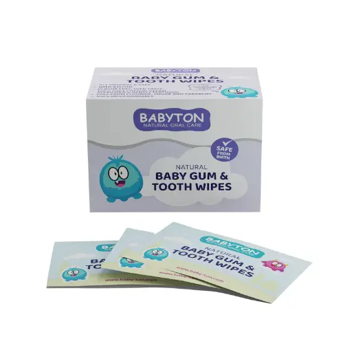 [552509] Babyton | Doekjes Baby Gum & Tooth Wipes 25st