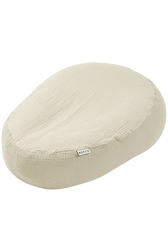 [553272] Meyco | Hoes vr Positioneringskussen Pre-Washed Hydrofiel Relax Cover Soft Sand 