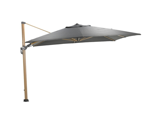 [553434] Garden Imp. | Parasol Hawaii Deluxe Light Teak Look/Royal Anthracite 300x300cm
