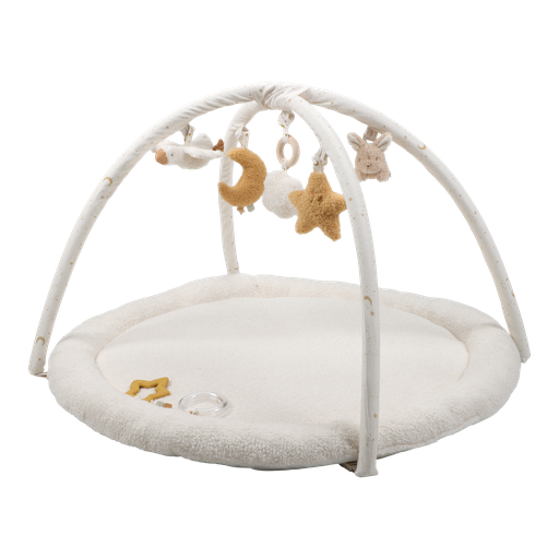 [553471] Little Dutch | Speeltapijt met Speelboog Newborn Naturals Ecru +0m 
