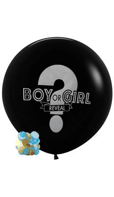 [553544] Funny Fashion | Ballon Gender Reveal Boy Ø92cm