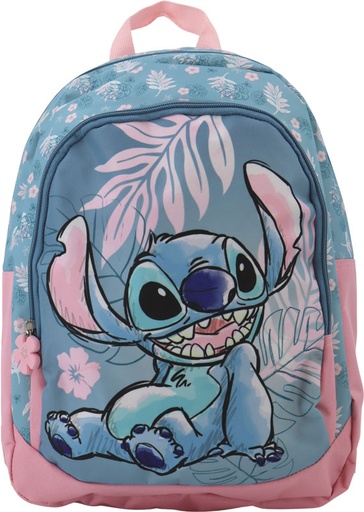 [553603] Lilo & Stitch | Rugzak Blauw/Roze 38x28x16cm