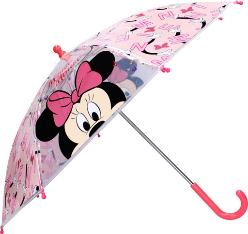 [553610] Minnie Mouse | Paraplu Roze 66cmxØ69cm